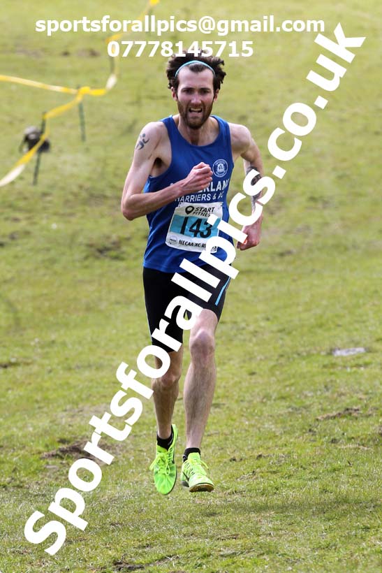 Masters men 2021 NECAA Cross Country Relays, Thornley Farm, Peterlee, Saturday, April 10th. Photo: David T. Hewitson/Sports for All Pics